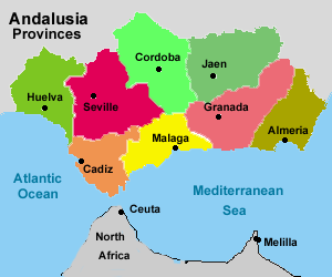 andalucia-provinces