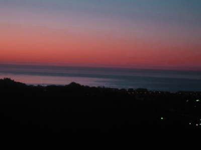 DRAMATIC DAWN VIEW FROM VILLA