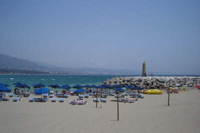 NEAREST BEACH AT PUERTO BANUS 2